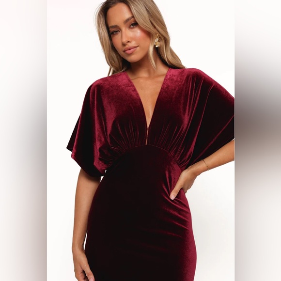 Velvet Maxi Dress - Picture 2 of 7